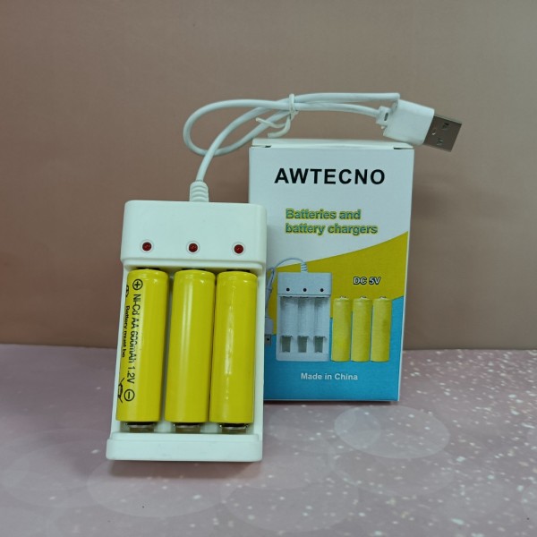 AWTECNO batteries and battery chargers Rechargeable AA Batteries